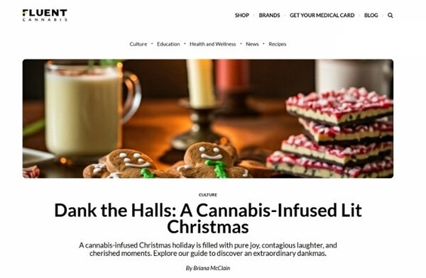 A screenshot of a website
