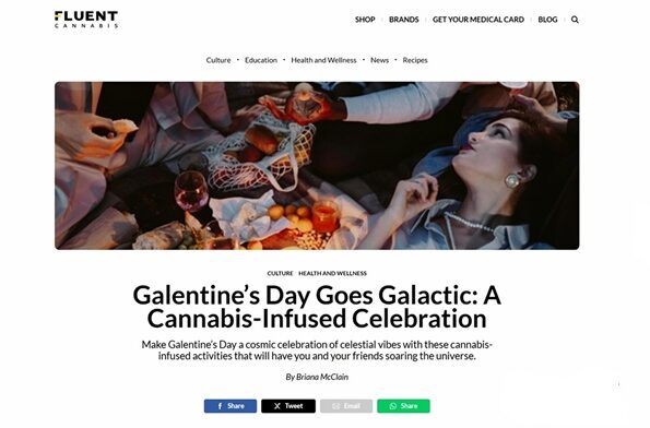 A screenshot of a website